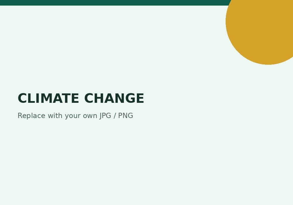GEF Climate Change programme
